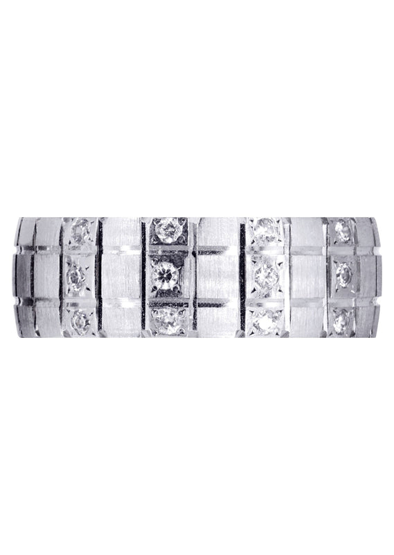 Classic Diamond Mens Wedding Band | 0.18 Carats (Myles)