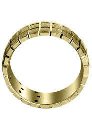 Yellow Gold Classic Diamond Mens Wedding Band | 0.18 Carats (Myles)