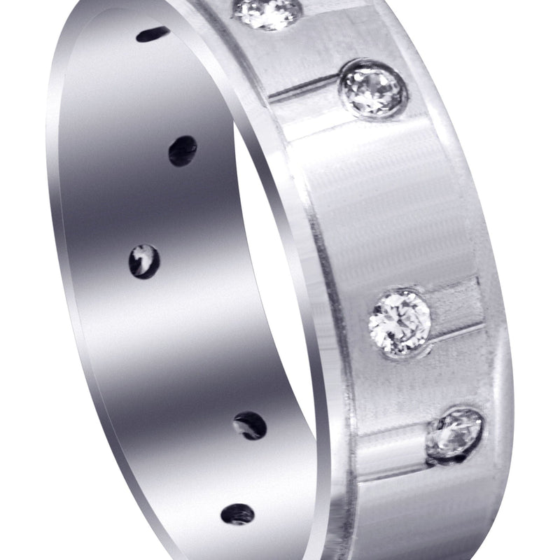 Classic Diamond Mens Wedding Band | 0.48 Carats (Waylon)