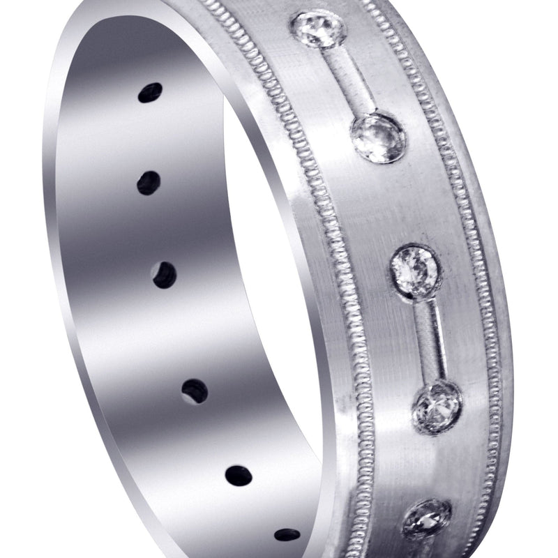 Classic Diamond Mens Wedding Band | 0.48 Carats (Cody)
