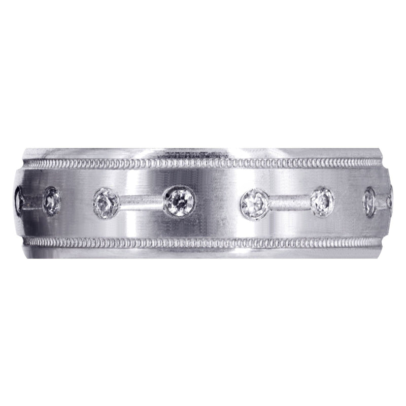 Classic Diamond Mens Wedding Band | 0.48 Carats (Cody)