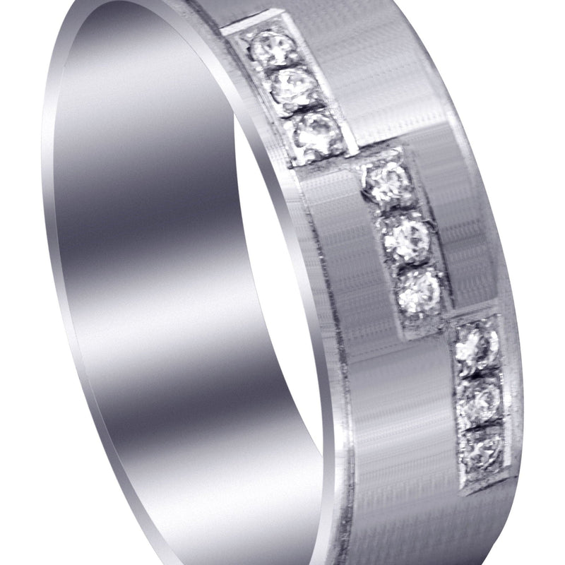 Classic Diamond Mens Wedding Band | 0.135 Carats (Dawson)