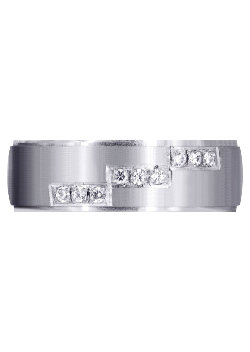 Classic Diamond Mens Wedding Band | 0.135 Carats (Dawson)