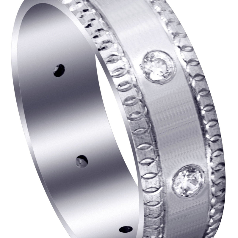 Classic Diamond Mens Wedding Band | 0.4 Carats (Gage)