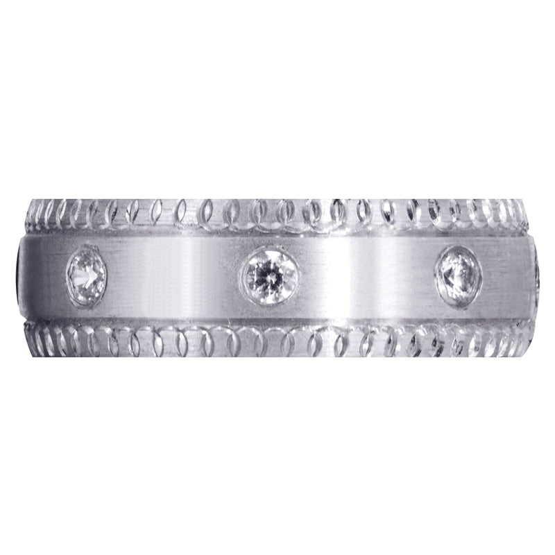 Classic Diamond Mens Wedding Band | 0.4 Carats (Gage)