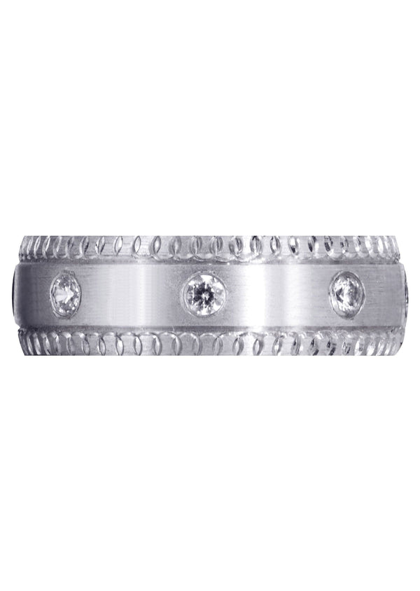 Classic Diamond Mens Wedding Band | 0.4 Carats (Gage)