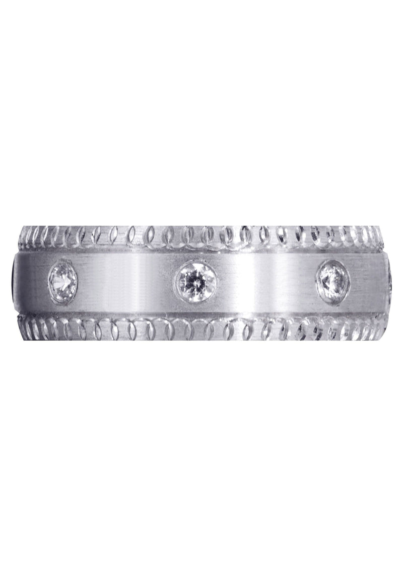 Classic Diamond Mens Wedding Band | 0.4 Carats (Gage)