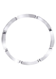 Diamond Mens Wedding Band | 0.36 Carats | Satin Finish (Gregory)