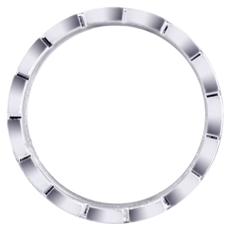 Diamond Mens Wedding Band | 0.75 Carats | Satin Finish