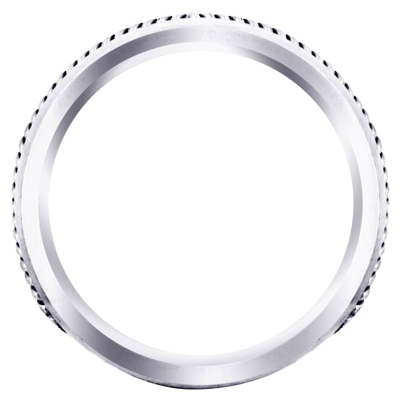 Diamond Mens Engagement Ring | 0.15 Carats | Satin Finish (Cohen)