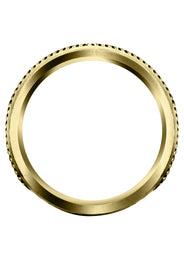 Yellow Gold Diamond Mens Engagement Ring | 0.15 Carats | Satin Finish (Cohen)