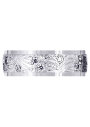 Diamond Mens Wedding Band | 0.54 Carats | High Polish Finish (Karson)