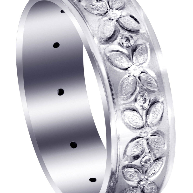 Diamond Mens Wedding Band | 0.24 Carats | Satin Finish (Arthur)