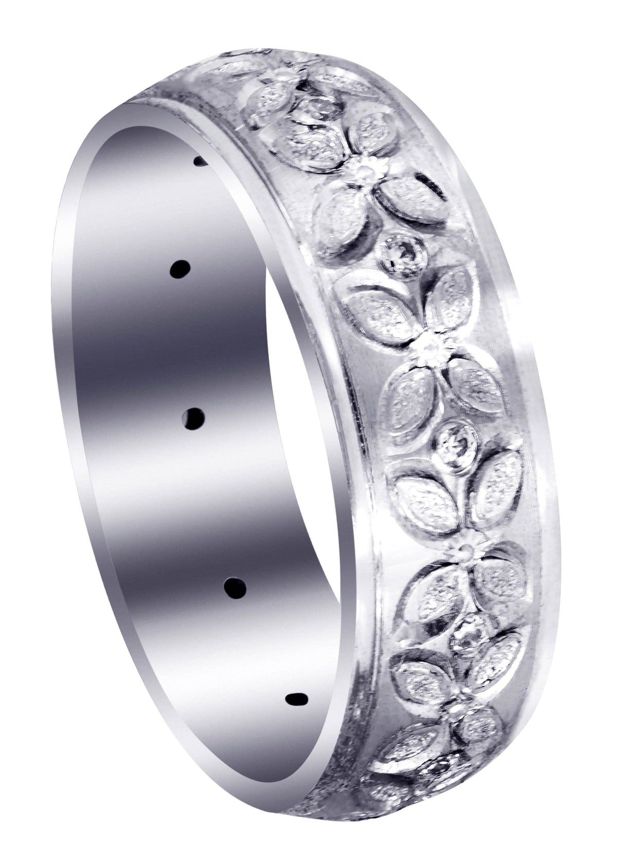 Diamond Mens Wedding Band | 0.24 Carats | Satin Finish (Arthur)