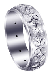 Diamond Mens Wedding Band | 0.24 Carats | Satin Finish (Arthur)