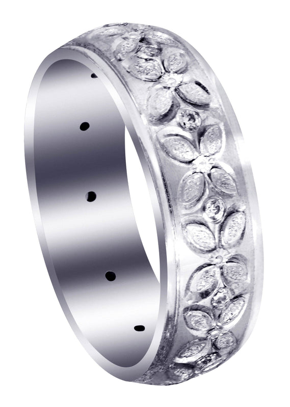 Diamond Mens Wedding Band | 0.24 Carats | Satin Finish (Arthur)