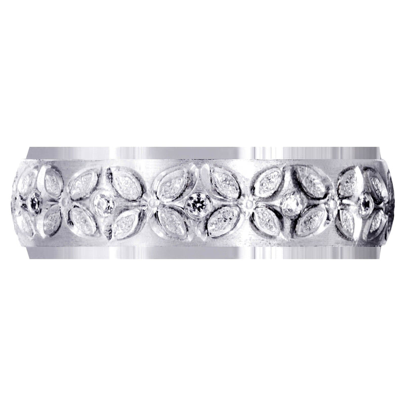 Diamond Mens Wedding Band | 0.24 Carats | Satin Finish (Arthur)