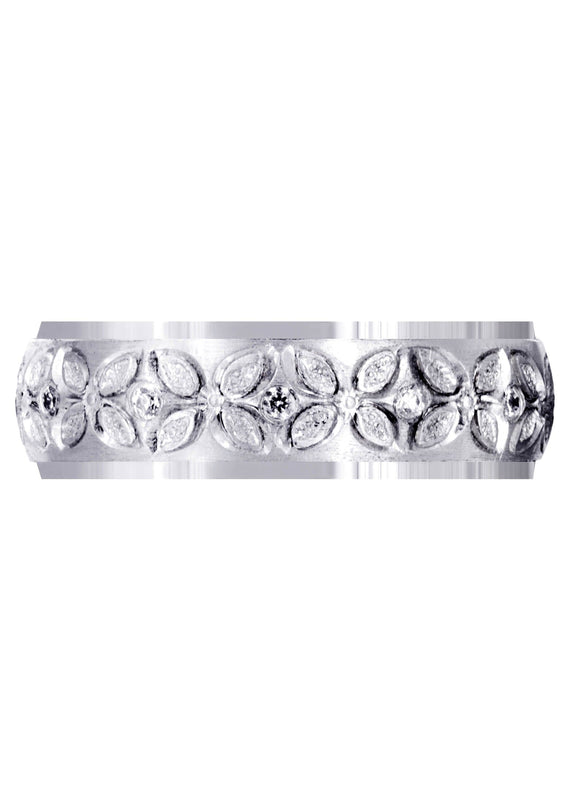 Diamond Mens Wedding Band | 0.24 Carats | Satin Finish (Arthur)