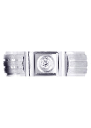 Diamond Mens Engagement Ring | 0.07 Carats | Satin Finish (Jeffrey)