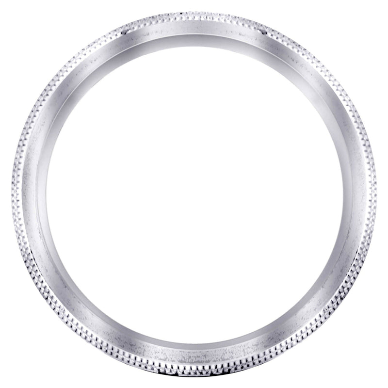 Diamond Mens Wedding Band | 0.45 Carats | Satin / High Polish Finish