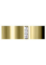 Yellow Gold Diamond Mens Engagement Ring | 0.15 Carats | Satin Finish (Landen)