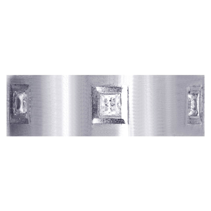 Diamond Mens Engagement Ring | 0.6 Carats | Satin Finish (Jaylen)