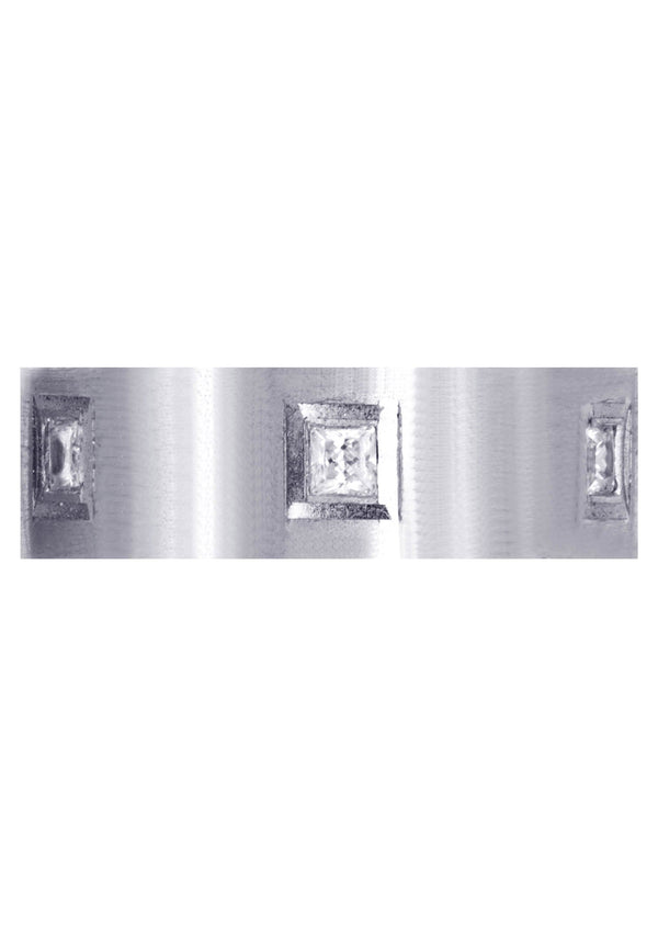 Diamond Mens Engagement Ring | 0.6 Carats | Satin Finish (Jaylen)