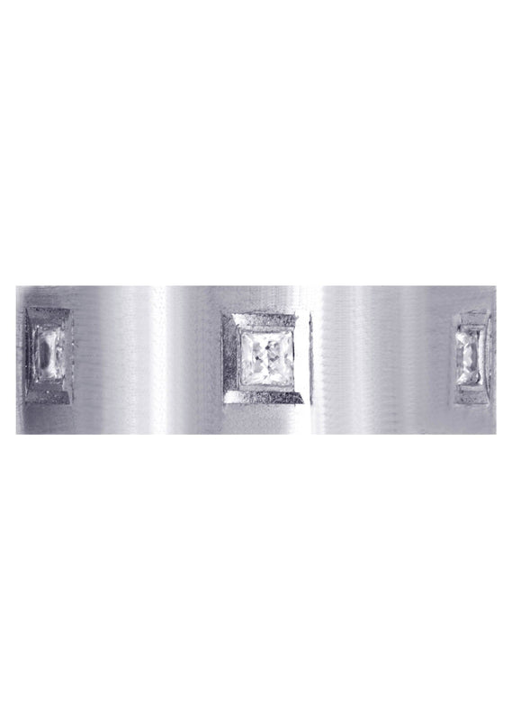 Diamond Mens Engagement Ring | 0.6 Carats | Satin Finish (Jaylen)