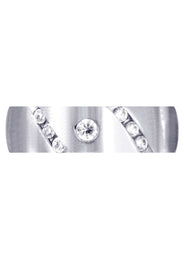 Diamond Mens Wedding Band | 0.28 Carats | Satin Finish (Seth)