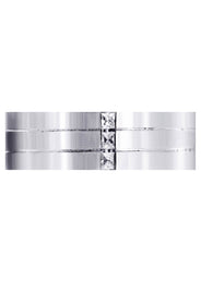 Diamond Mens Wedding Band | 0.3 Carats | Satin Finish (Allen)