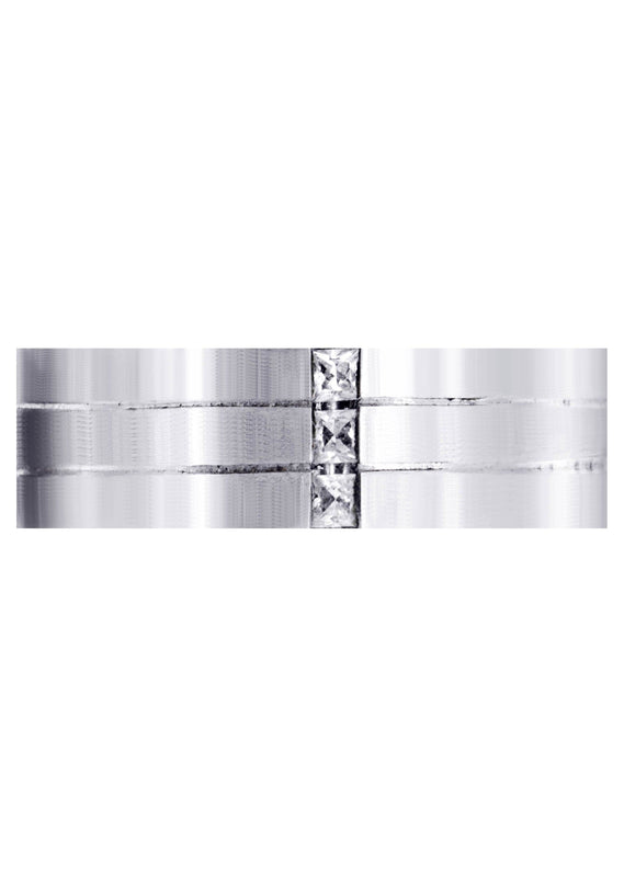 Diamond Mens Wedding Band | 0.3 Carats | Satin Finish (Allen)
