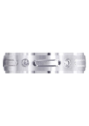 Diamond Mens Wedding Band | 0.24 Carats | Satin Finish (Garrett)