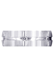 Diamond Mens Wedding Band | 0.3 Carats | Cross Satin Finish (Josue)