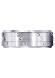 Diamond Mens Wedding Band | 0.24 Carats | Satin Finish (Roberto)