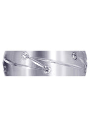 Diamond Mens Wedding Band | 0.3 Carats | Satin Finish (Kendrick)