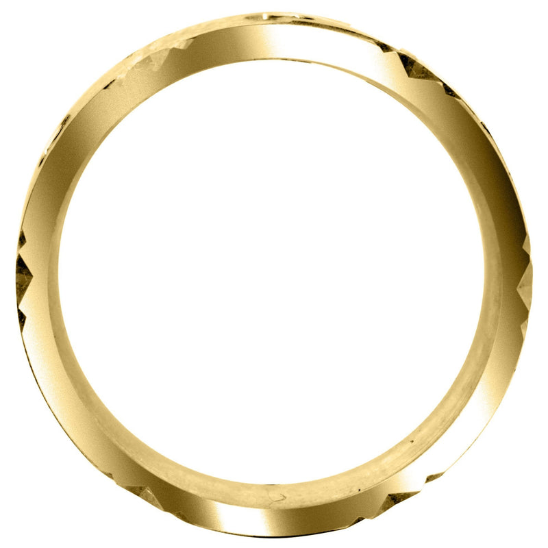 Yellow Gold Diamond Mens Wedding Band | 0.3 Carats (Colby)