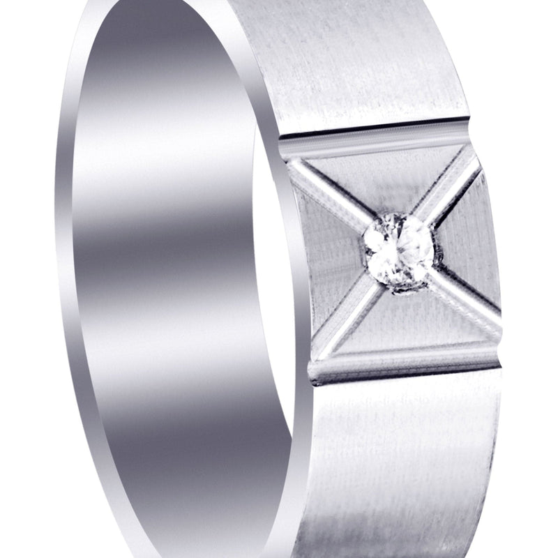 Diamond Mens Wedding Band | 0.07 Carats (Deacon)