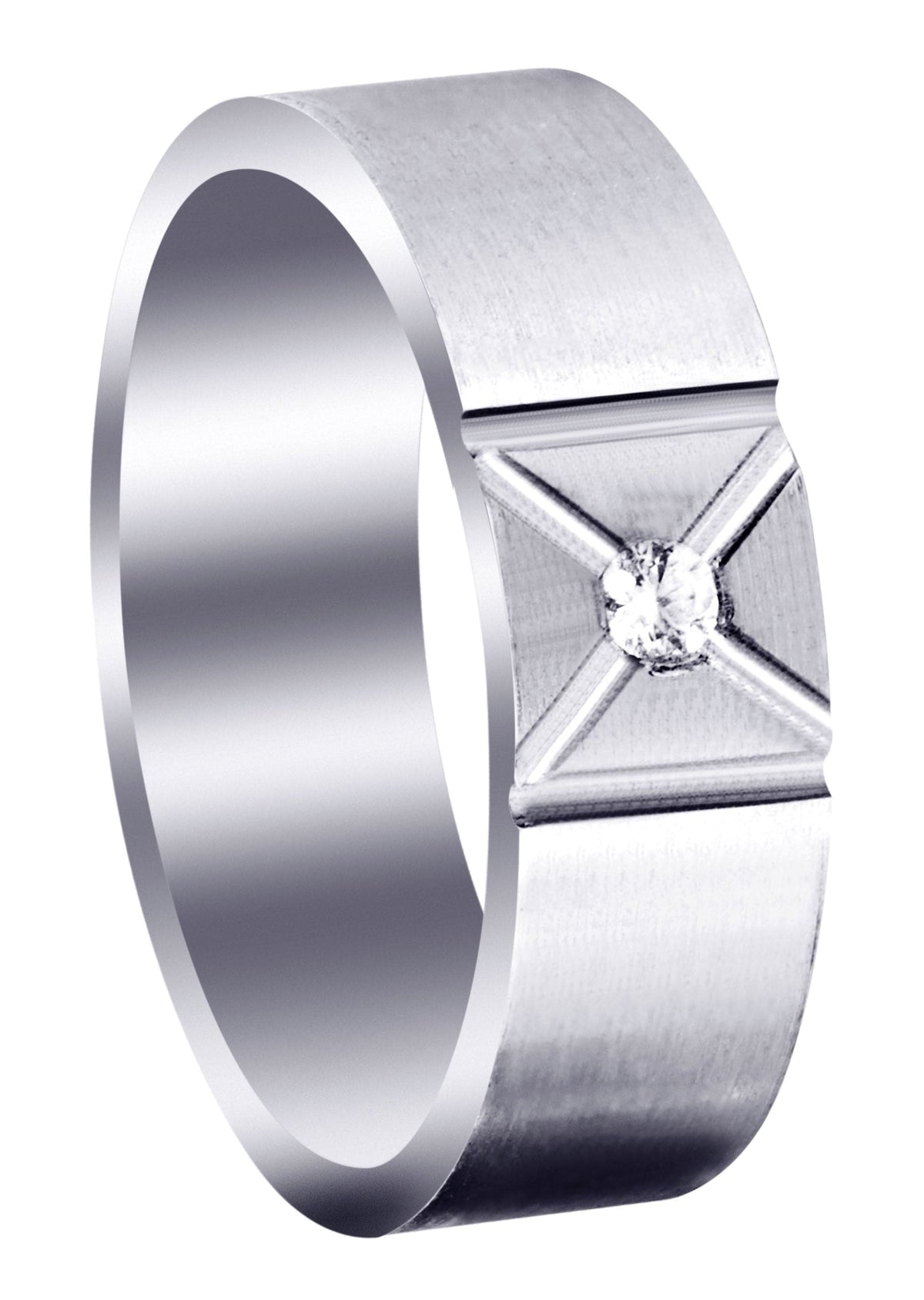 Diamond Mens Wedding Band | 0.07 Carats (Deacon)