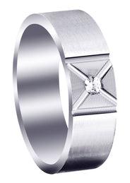 Diamond Mens Wedding Band | 0.07 Carats (Deacon)