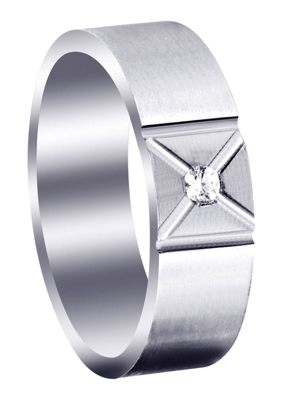 Diamond Mens Wedding Band | 0.07 Carats (Deacon)