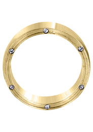 Yellow Gold Diamond Mens Wedding Band | 0.108 Carats (Brycen)