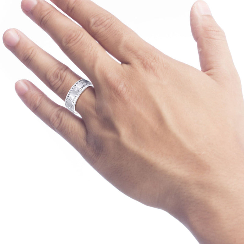 Diamond Mens Engagement Ring | 0.96 Carats (Mohamed)