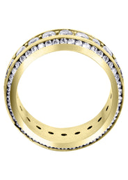 Yellow Gold Diamond Mens Engagement Ring | 3.68 Carats (Landyn)