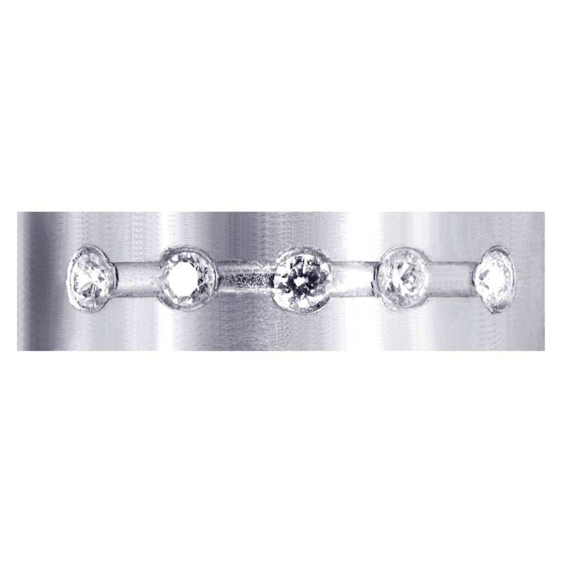 Diamond Mens Engagement Ring | 0.25 Carats | Satin Finish (Hector)