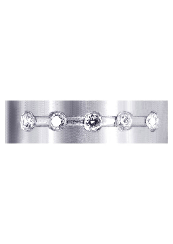 Diamond Mens Engagement Ring | 0.25 Carats | Satin Finish (Hector)