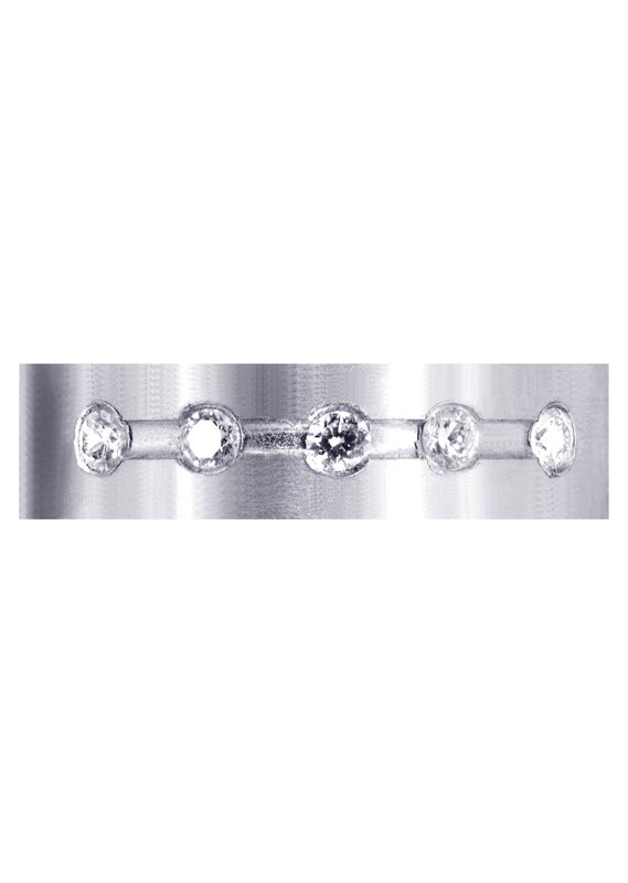 Diamond Mens Engagement Ring | 0.25 Carats | Satin Finish (Hector)