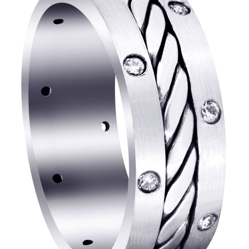 Diamond Mens Wedding Band | 0.24 Carats (Dillon)