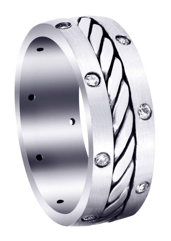 Diamond Mens Wedding Band | 0.24 Carats (Dillon)
