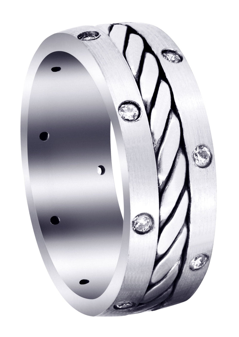 Diamond Mens Wedding Band | 0.24 Carats (Dillon)