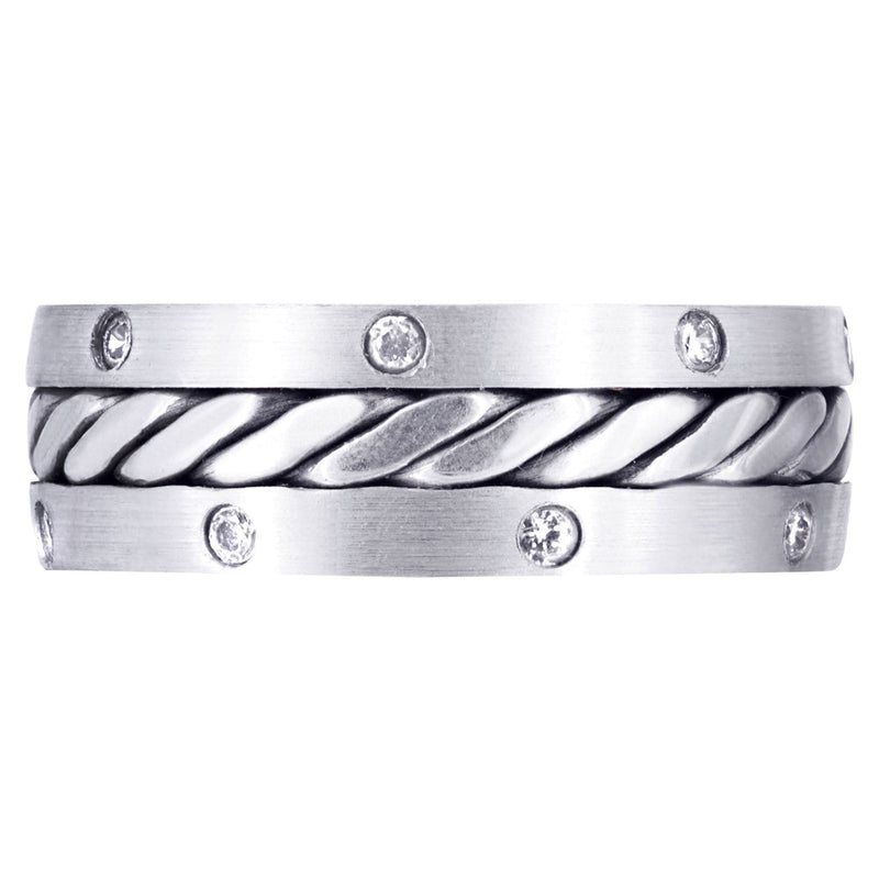 Diamond Mens Wedding Band | 0.24 Carats (Dillon)
